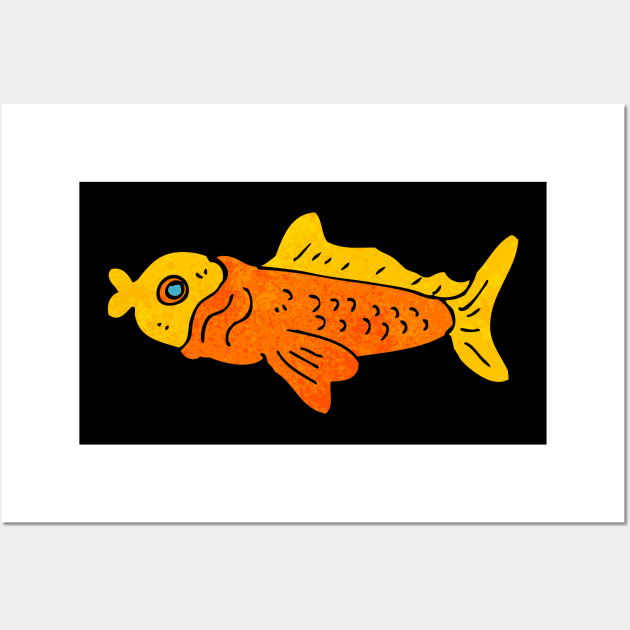 gold fish Wall Art by rositura